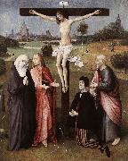 Crucifixion with a Donor  hgkl, BOSCH, Hieronymus